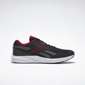 Reebok Runner 4.0 Laufschuhe Herren - Schwarz/Grau/Rot - DE 840-JBC